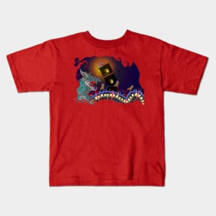 Happy chicken eater Kids T-Shirt